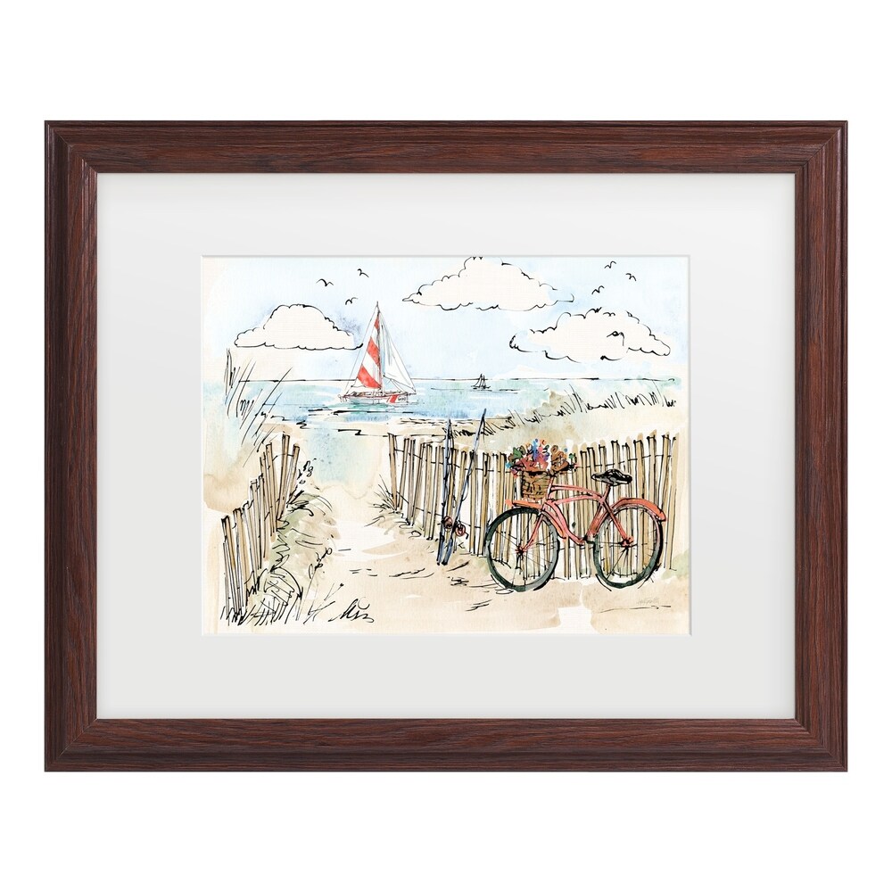 Beach Trademark Fine Art Framed Canvas - Bed Bath & Beyond