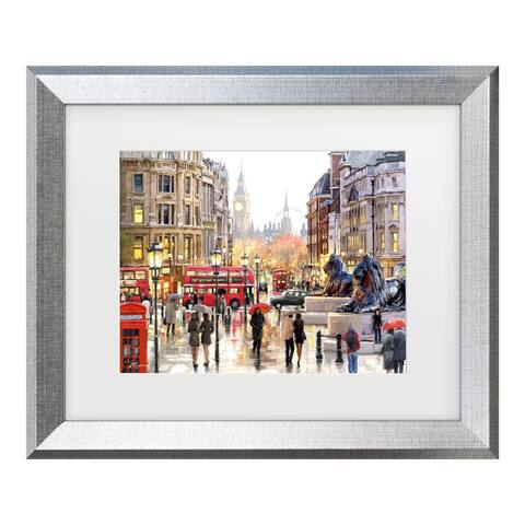 The Macneil Studio 'London Landscape' Matted Framed Art