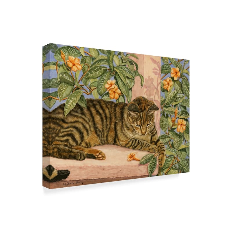 Porch & Den Jan Benz 'Caribbean Cat' Canvas Art - Multi-color