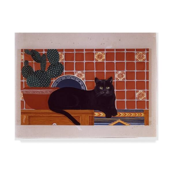 Shop Jan Panico Russian Black Cats Canvas Art Multi Color On Sale Overstock 21901351
