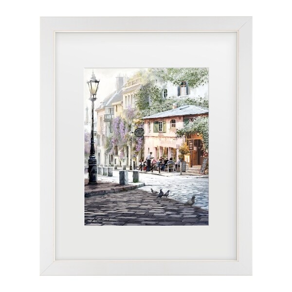 The Macneil Studio 'Sunshine Cafe' Matted Framed Art