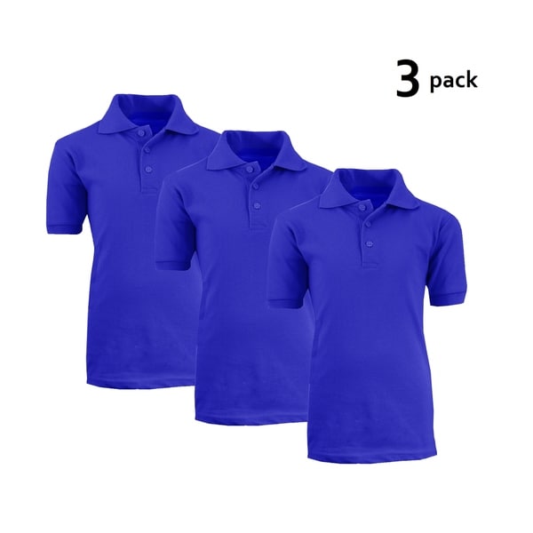 royal blue polo shirts for school