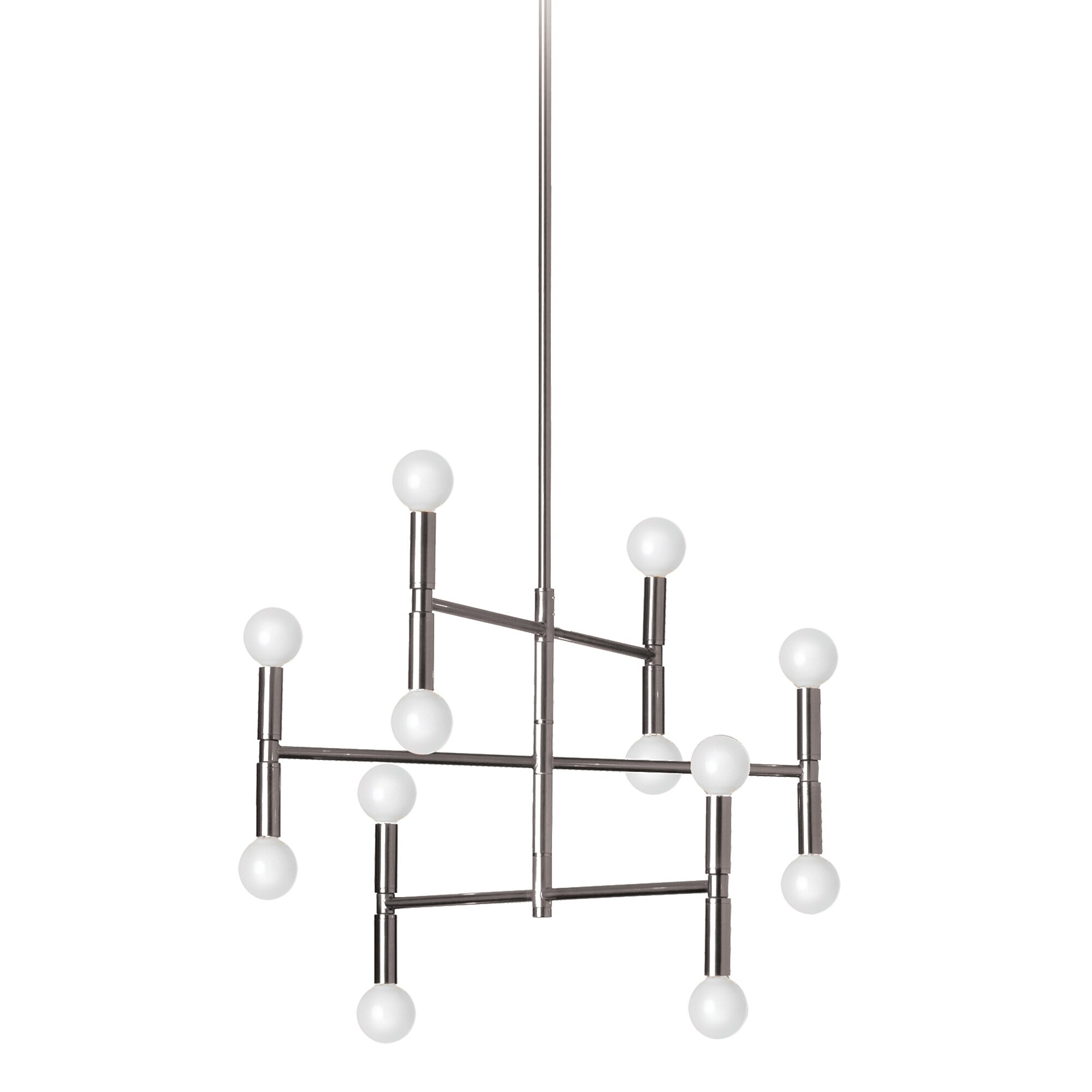 12LT Chandelier, Polished Chrome Finish (60 to 100 Watts) - Chandeliers For Bedrooms by Overstock.com