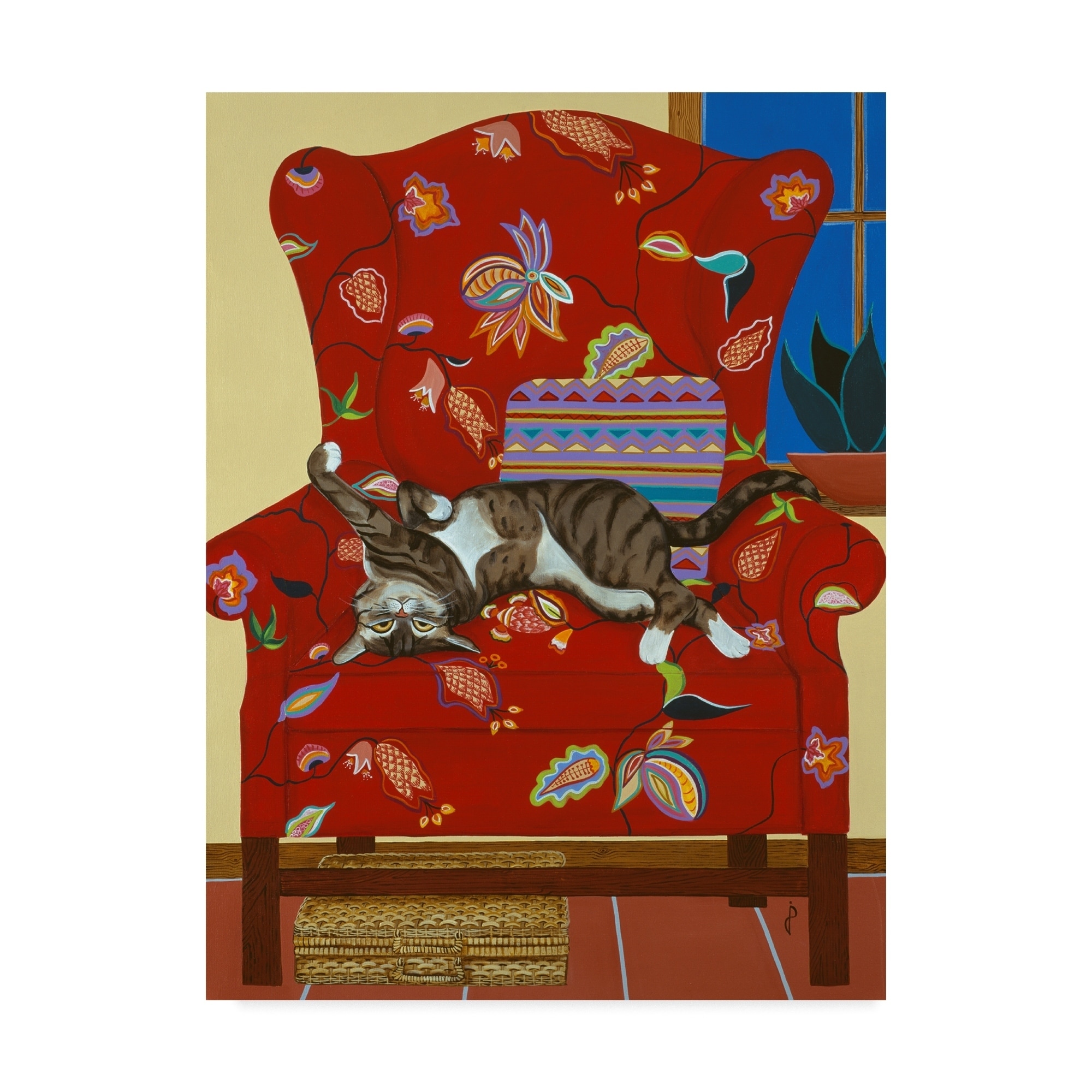 Jan Panico 'A Lazy Afternoon' Canvas Art - Multi-color