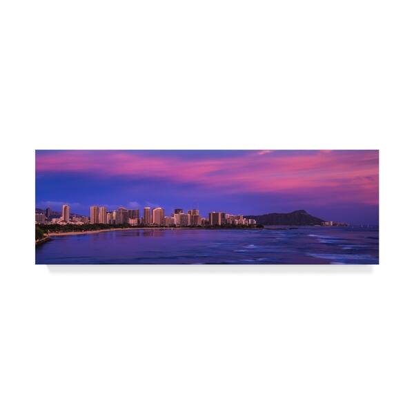 Shop Jason Matias Honolulu At Sunset Canvas Art Multi Color On Sale Free Shipping On Orders Over 45 Overstock 21902880