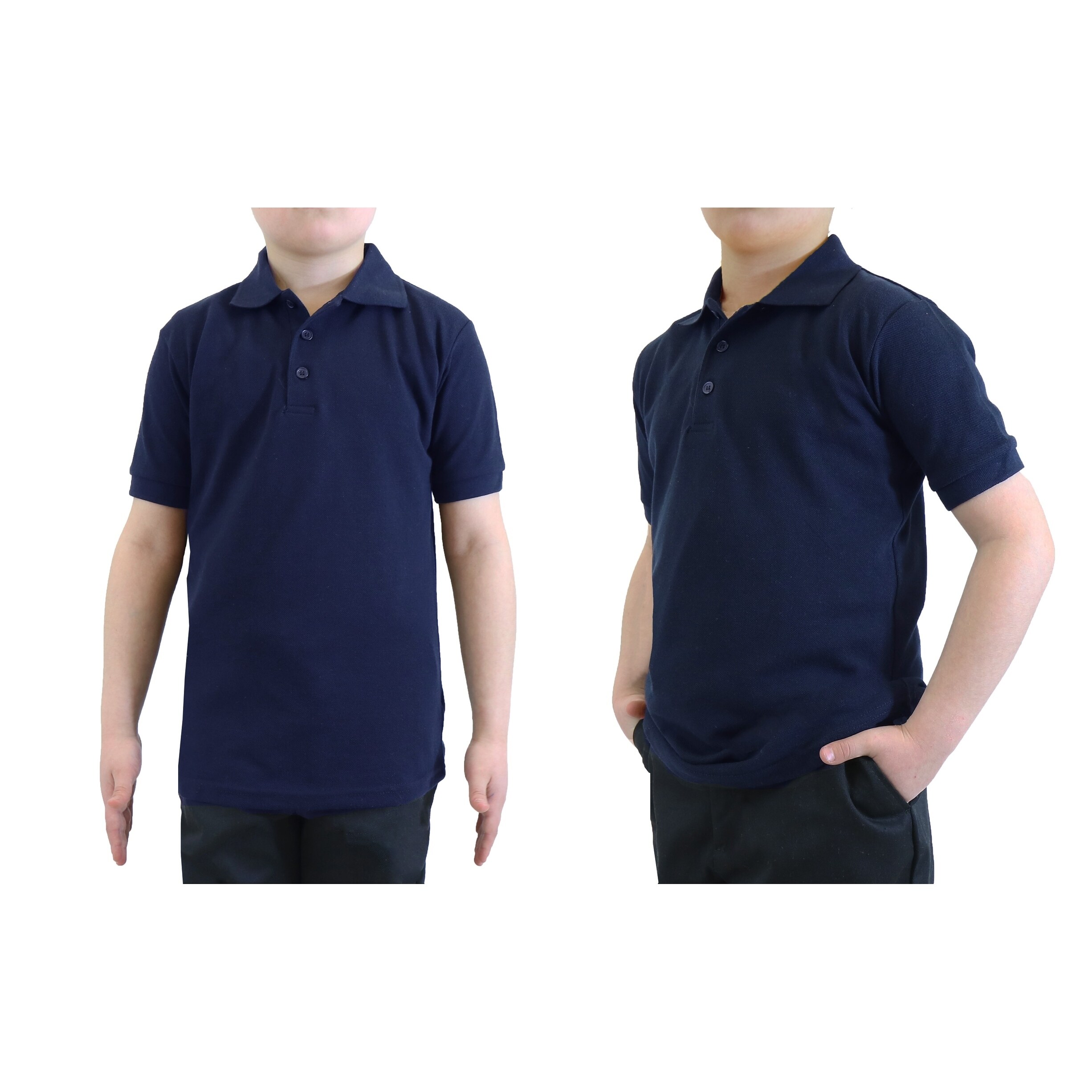 boys navy polo shirt