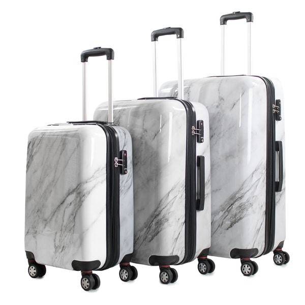 marble suitcase set