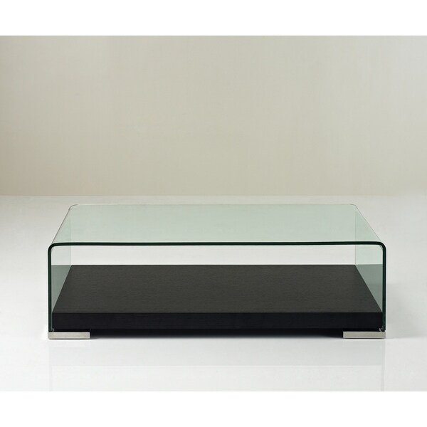 Lp 159a Ct Square Shaped Clear Curved Gl Black Coffee Table Lp 159a Ct Square Shaped Clear Curved Gl Black Coffee Table