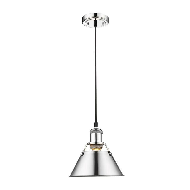 Orwell CH Mini Pendant - 7" in Chrome with Chrome Shade