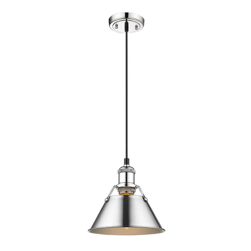 Orwell CH Mini Pendant - 7" in Chrome with Chrome Shade