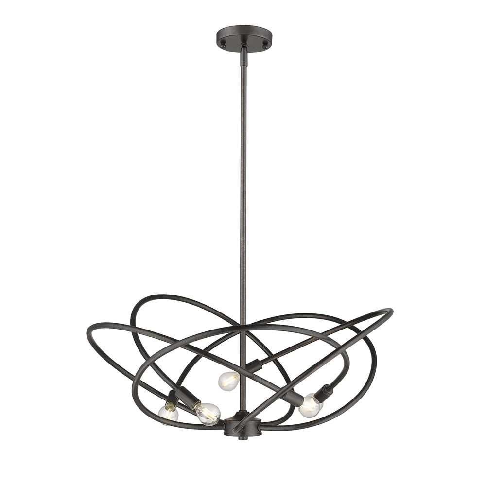 Cosmic 5 Light Chandelier in Etruscan Bronze - Chandeliers For Bedrooms by Overstock.com