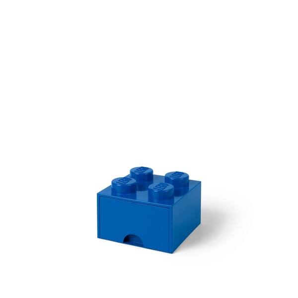 Lego Storage Brick Drawer 4 Bright Blue Overstock