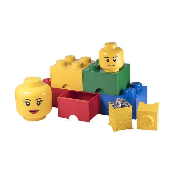 Shop Lego Storage Brick Drawer 4 Dark Green Free Shipping On