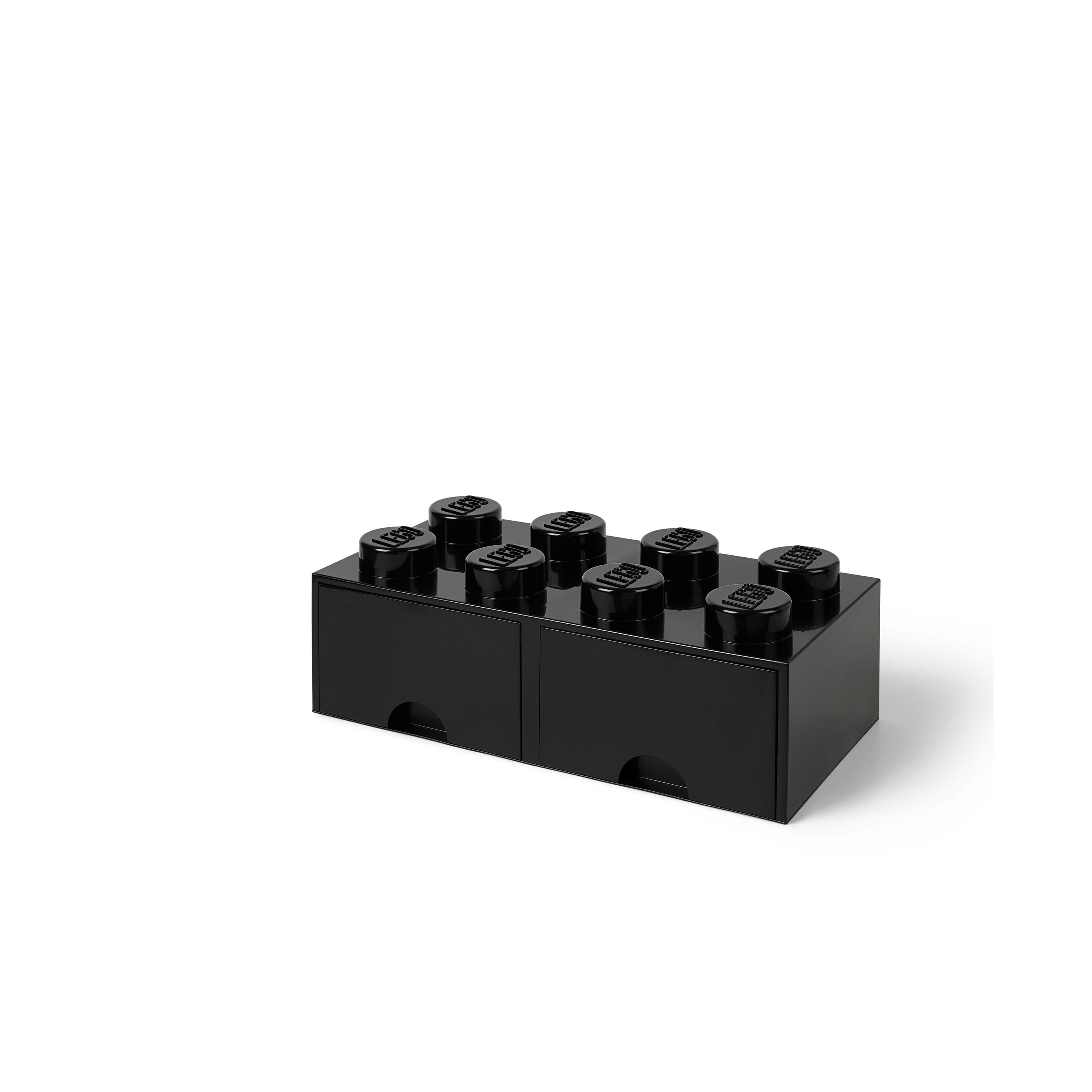 Shop Lego Storage Brick Drawer 8 Black Free Shipping On Orders