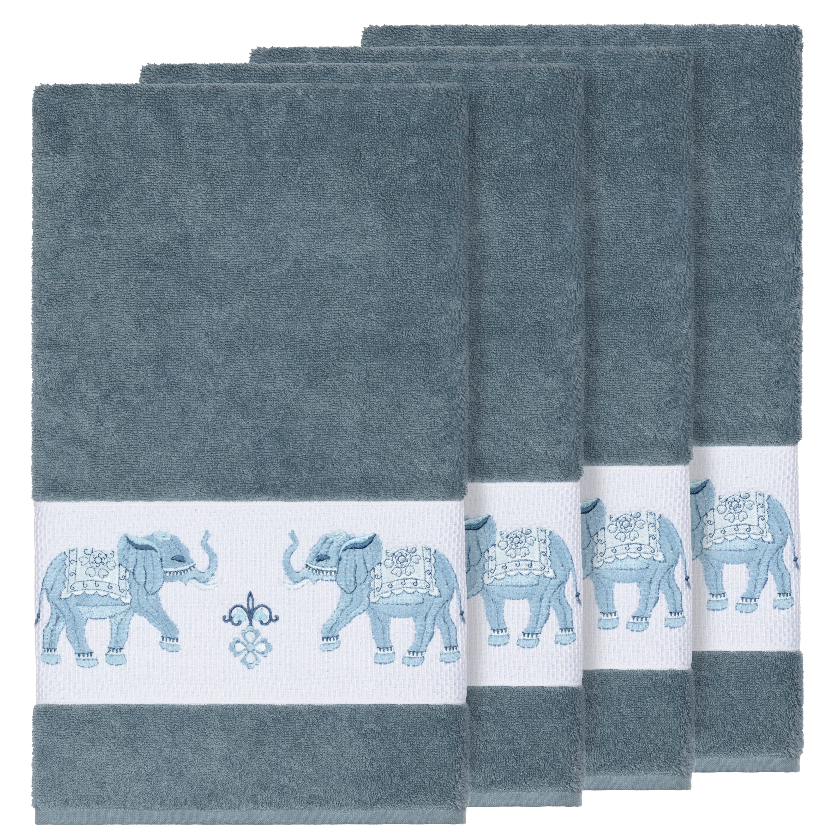 American Fluffy Towel 4-Piece Bath Towel Set Turkish Cotton, Contains 4 Oversized Bath Towels (27 x 54 inches) -Highly Absorbent Towels for Bathroom