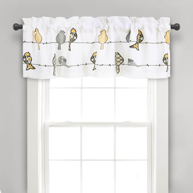Lush Decor Rowley Birds Valance
