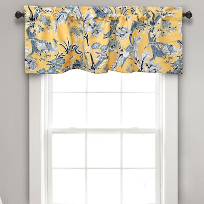 Lush Decor Dolores Room Darkening Window Curtain Valance - 52x18