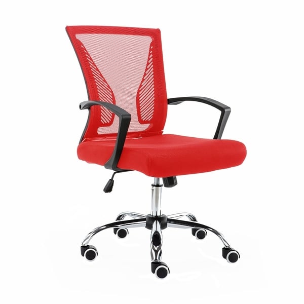 Shop Modern Home Zuna Mid Back Office Chair Overstock 21905852