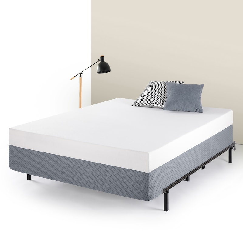 Full-size 9-inch Heavy Duty Steel Grey Box Spring by Crown Comfort