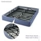 preview thumbnail 8 of 6, Queen Size 9 Inch Heavy Duty Steel Box Spring Navy by Crown Comfort