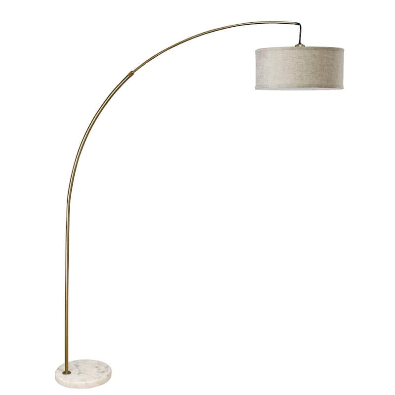 Wami Contemporary Metal Extendable Neck Arch Lamp by Furniture of America