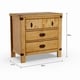 preview thumbnail 10 of 10, Sierren Country Wood 3-Drawer Nightstand with USB Outlet by Furniture of America