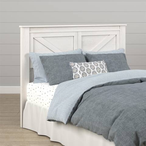 The Gray Barn Latigo Weathered Oak Queen Headboard