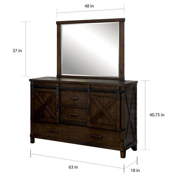 Shop The Gray Barn Epona Rustic 2 Piece Dark Walnut Dresser And