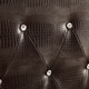 preview thumbnail 11 of 23, Huntress I Crocodile Glam Faux Leather Button Tufted Headboard by Furniture of America