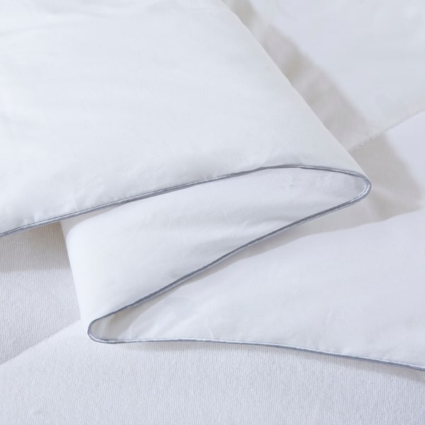 Box Stitches-Moisture Wicking Hypoallergenic-All Season White-Micax Comfort Spaces Plush Cooling Fiber Filled Down Alernative Comforter-Duvet Insert-Full//Queen Temperature Regulating