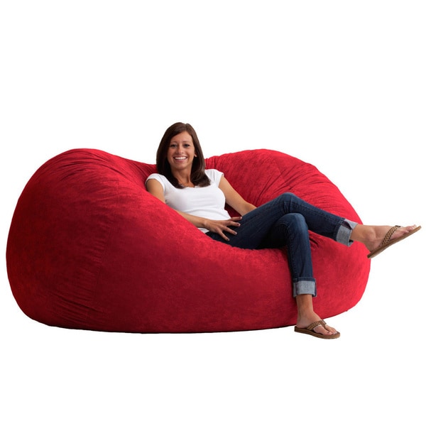 Big joe red bean bag online chair