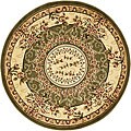 Safavieh Lyndhurst Traditional Oriental Sage/ Ivory Rug (8' Round) - 8' Round