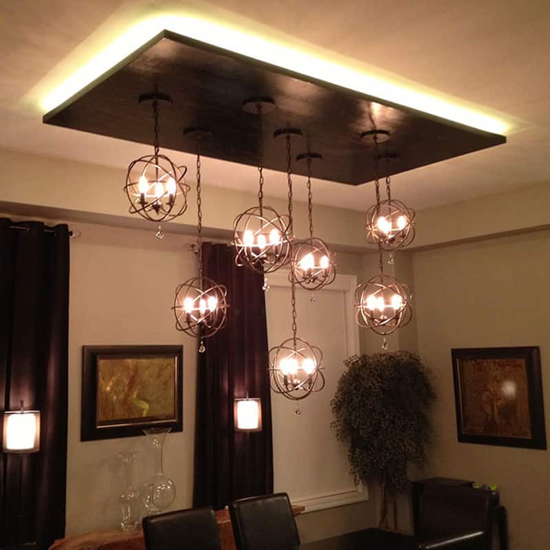 Copper Grove Poltava 3-light English Bronze Mini Globe Chandelier