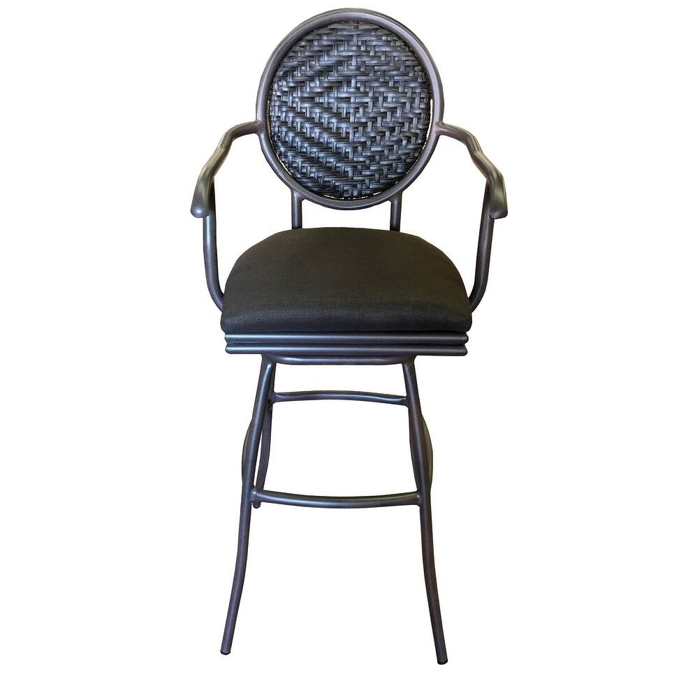 Extra Tall Spectator Bar Stool 35" - Adelle Valley Chocolate