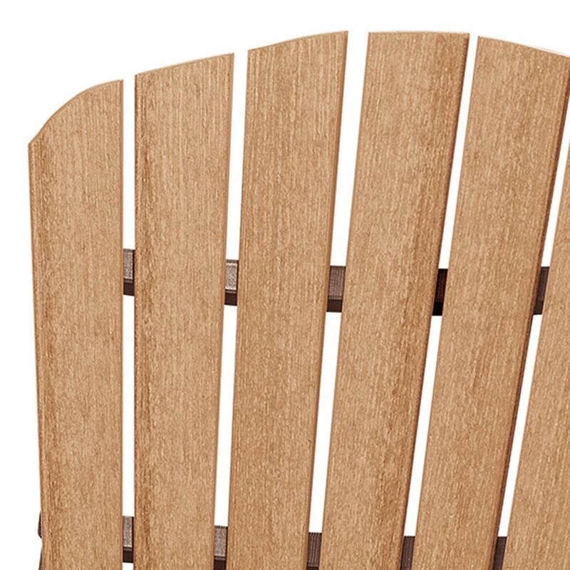 OS Home Model FanBack Glider Made in the USA- Cedar, Tudor Brown