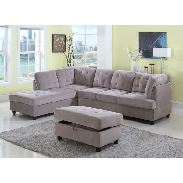 Golden Coast Furniture Brown Corduroy Fabric Upholstered 3 Brown Corduroy Fabric Upholstered