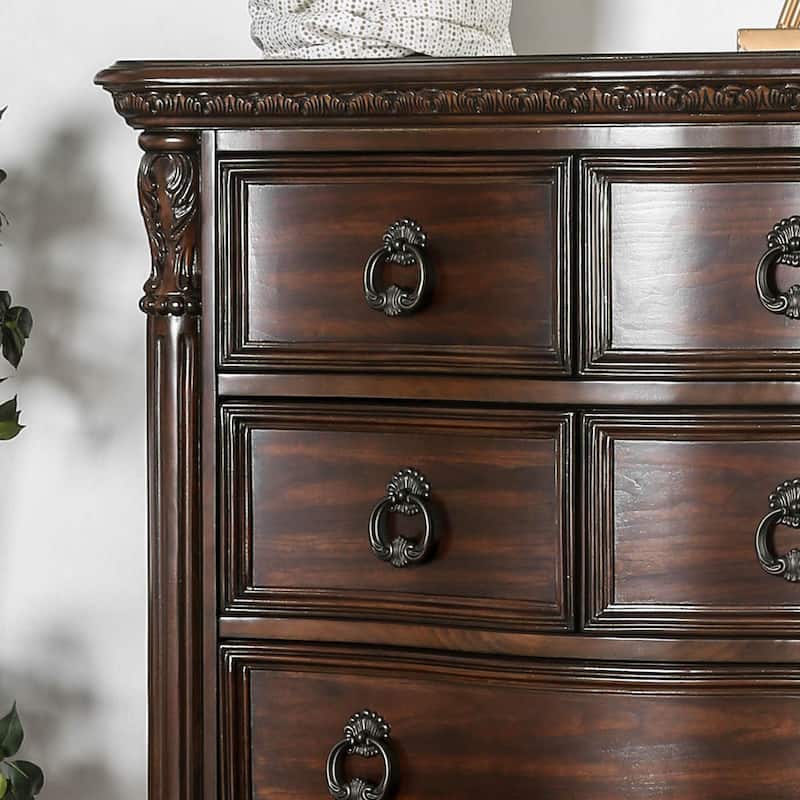 Pune Traditional Brown Wood 7-Drawer Chest by Furniture of America