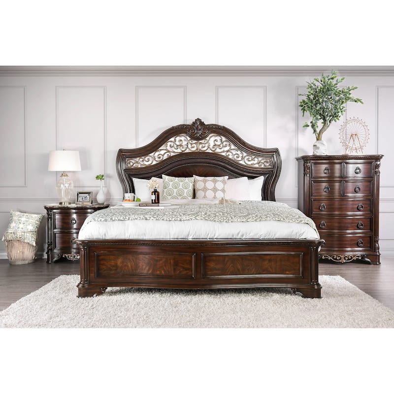 Pune Traditional Brown Wood 7-Drawer Chest by Furniture of America