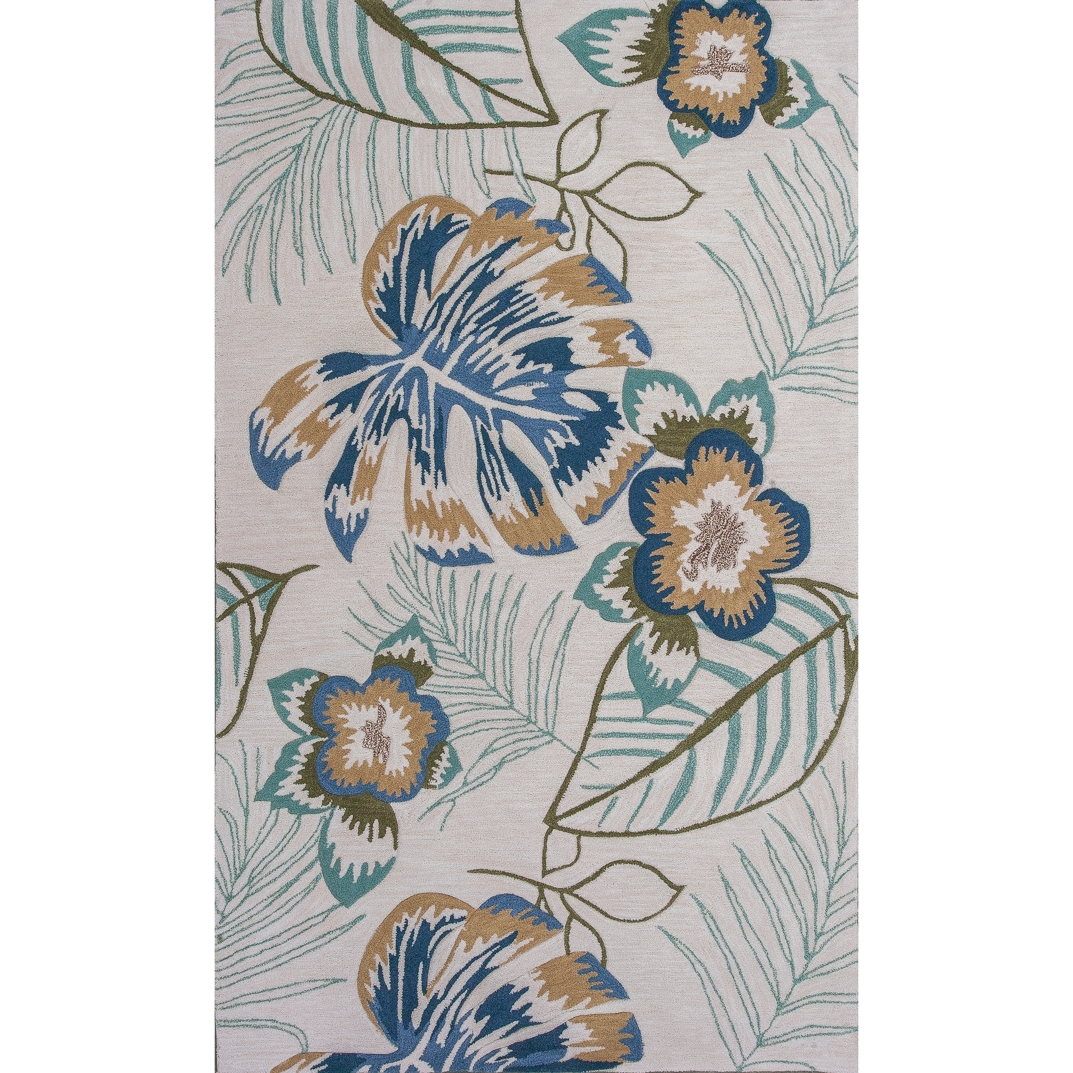 KAS Rugs Maui Handmade Coral/Ivory Rug