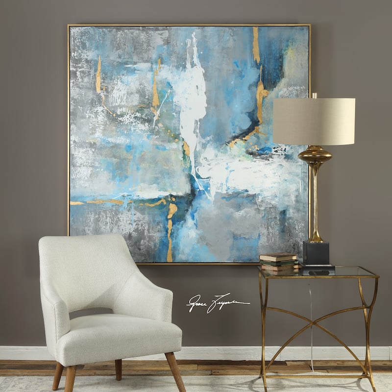 Uttermost Meditation Modern Art - Grey