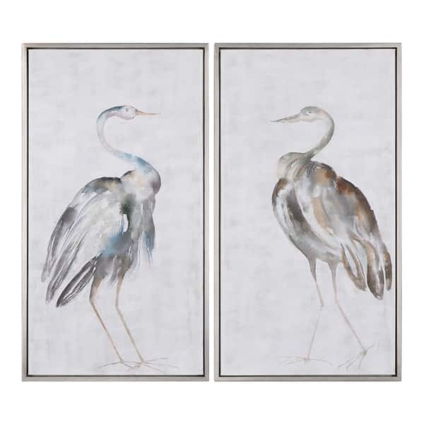 Shop Uttermost Summer Birds Framed Art Set Of 2 Multi Color