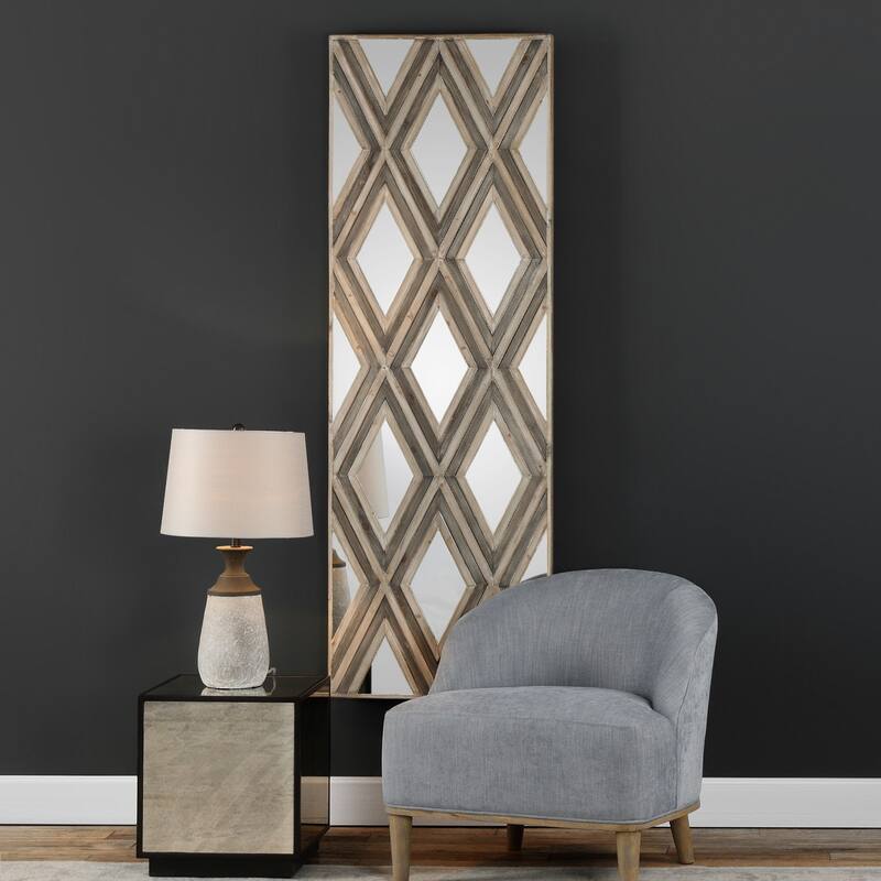 Uttermost Tahira Ivory Mirror - Chestnut