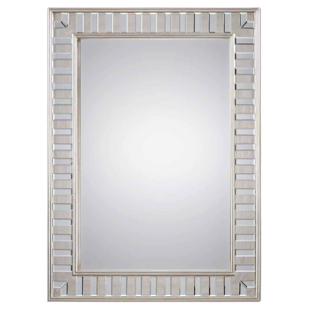 Uttermost Lanester Antiqued Silver Leaf Mirror