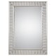 preview thumbnail 1 of 0, Uttermost Lanester Antiqued Silver Leaf Mirror