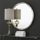 preview thumbnail 4 of 3, Uttermost Orion Metallic Silver Leaf Mirror