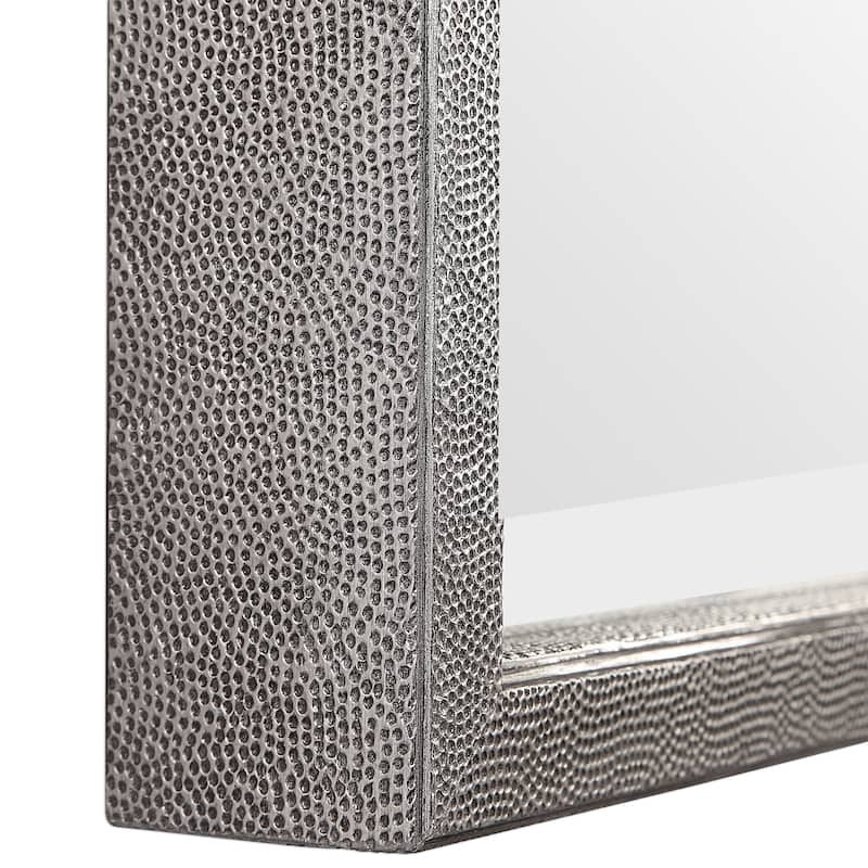 Uttermost Gabelle Antiqued Metallic Silver Mirror