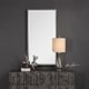 preview thumbnail 5 of 3, Uttermost Gabelle Antiqued Metallic Silver Mirror
