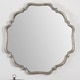 preview thumbnail 2 of 0, Uttermost Valentia Oxidized Silver Mirror - Antique Silver - 32x32x2