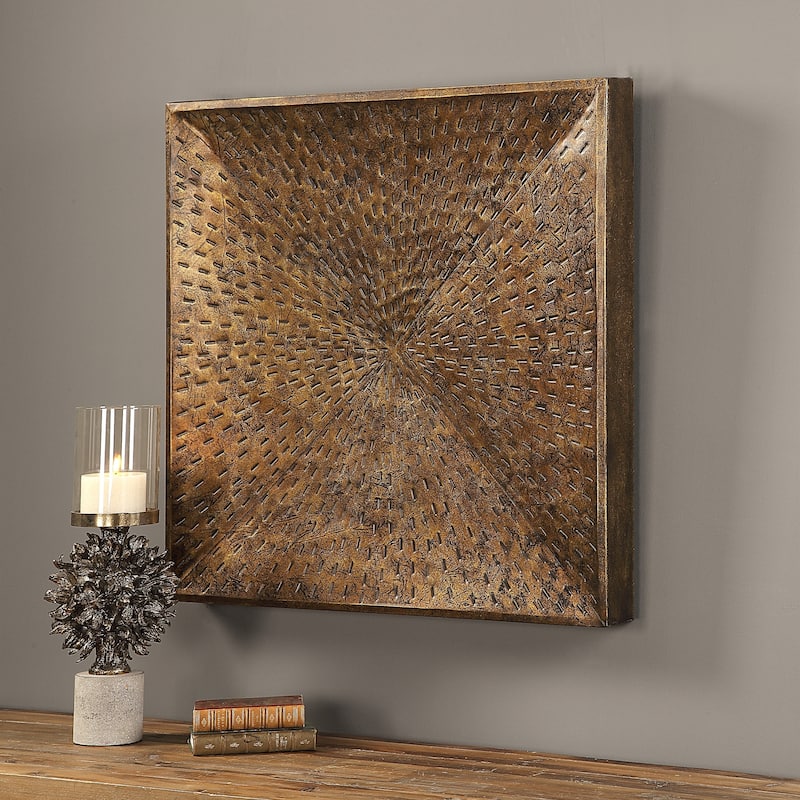 Uttermost Blaise Antiqued Bronze Wall Art