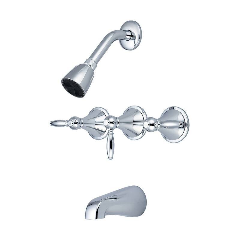 Three Handle Tub & Shower Set-80868-L3